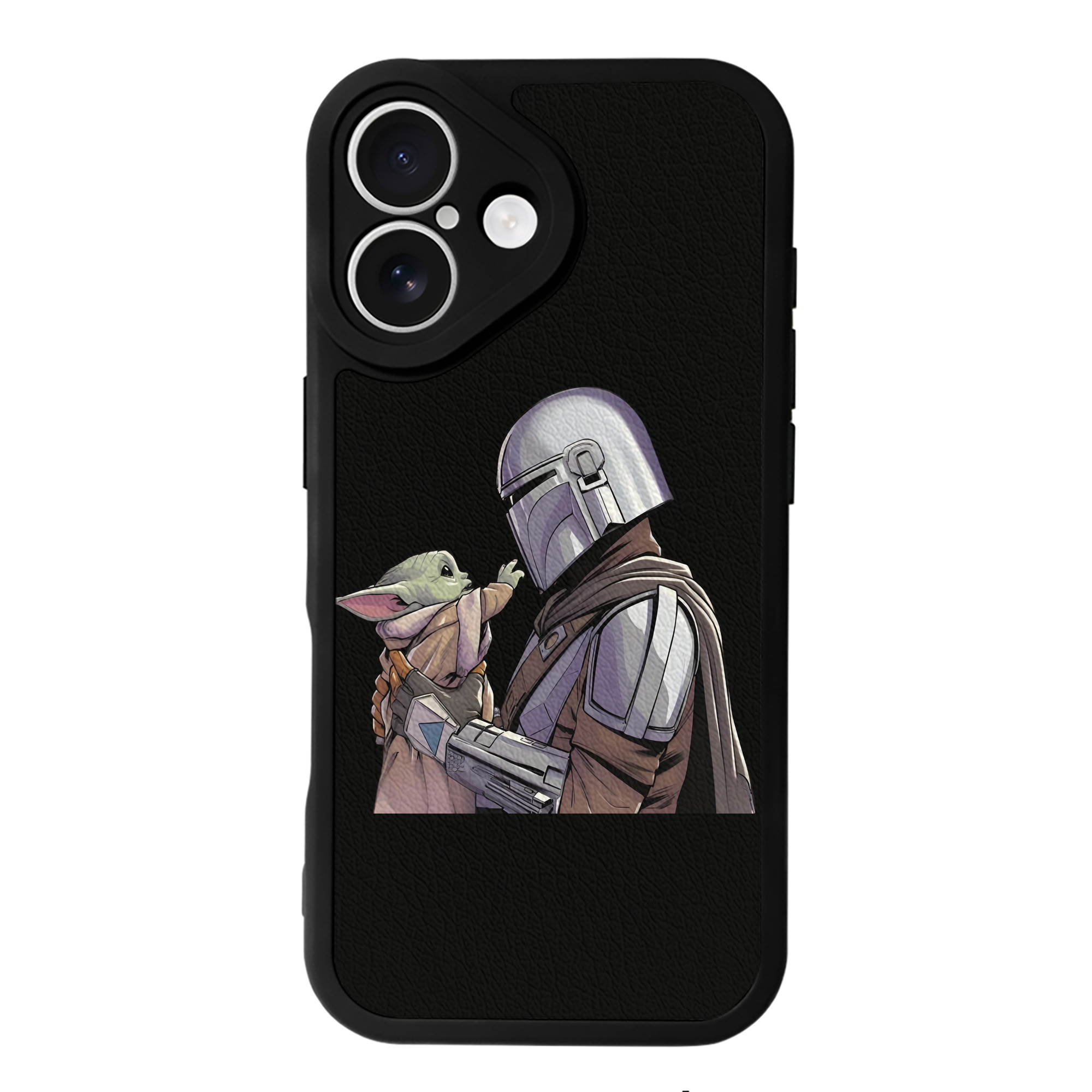（画像用） スター・ウォーズ Star Wars 【iPhone 16シリーズ対応】シリコンスマホケース（レザー調） 材質：シリコン
